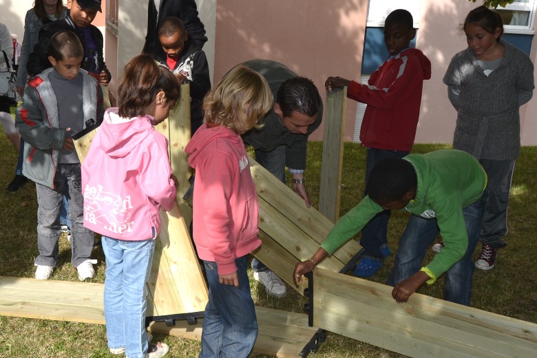 Composteurs collectifs Bresard Installation
