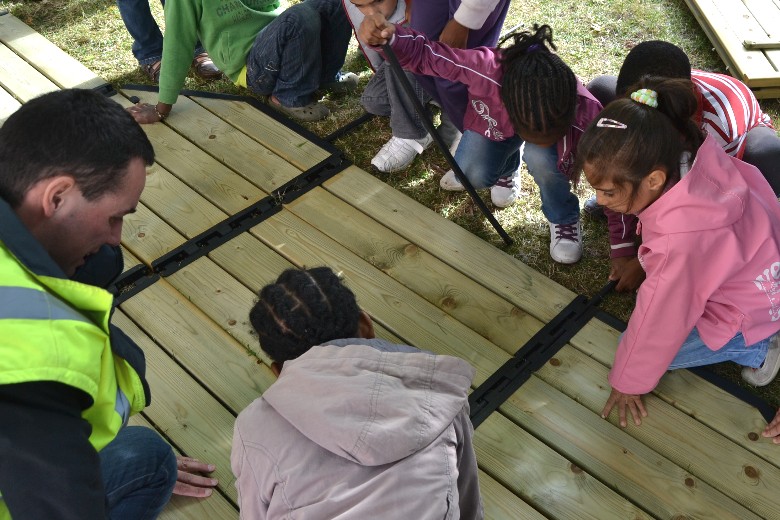 Composteurs collectifs Bresard Installation