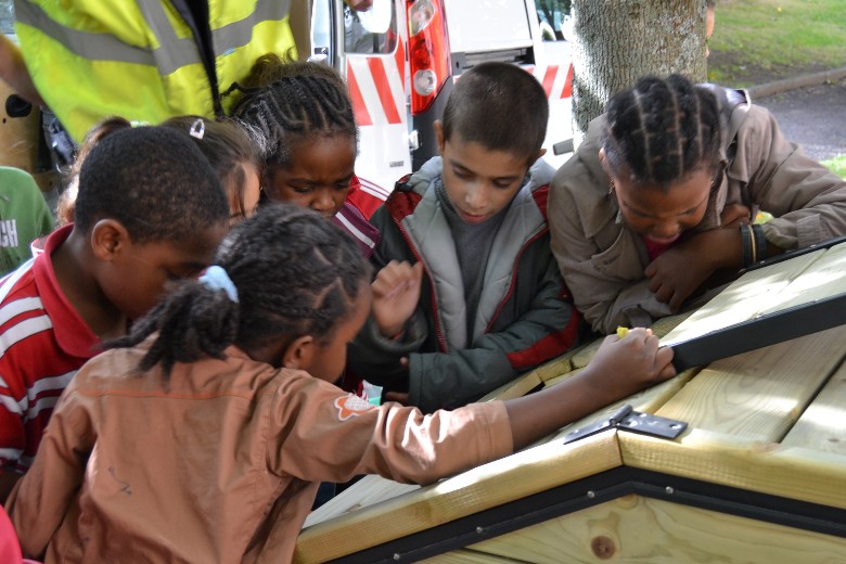 Composteurs collectifs Bresard Installation
