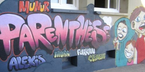 Association Parenthèse : une fresque haute en couleur