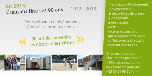 En 2013, Creusalis fête ses 90 ans