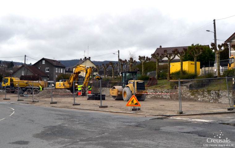 Déconstruction rue de Maindigour (GUERET) - Remise en état du terrain